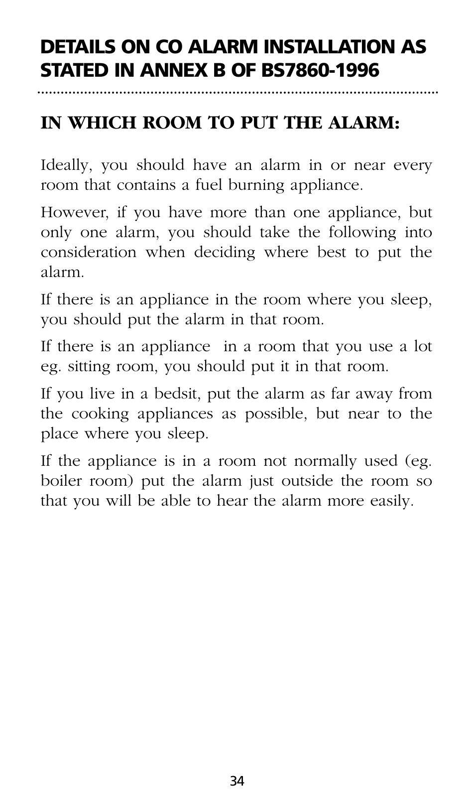 Kidde SMOKE AND CARBON MONOXIDE ALARM User Manual | Page 34 / 106