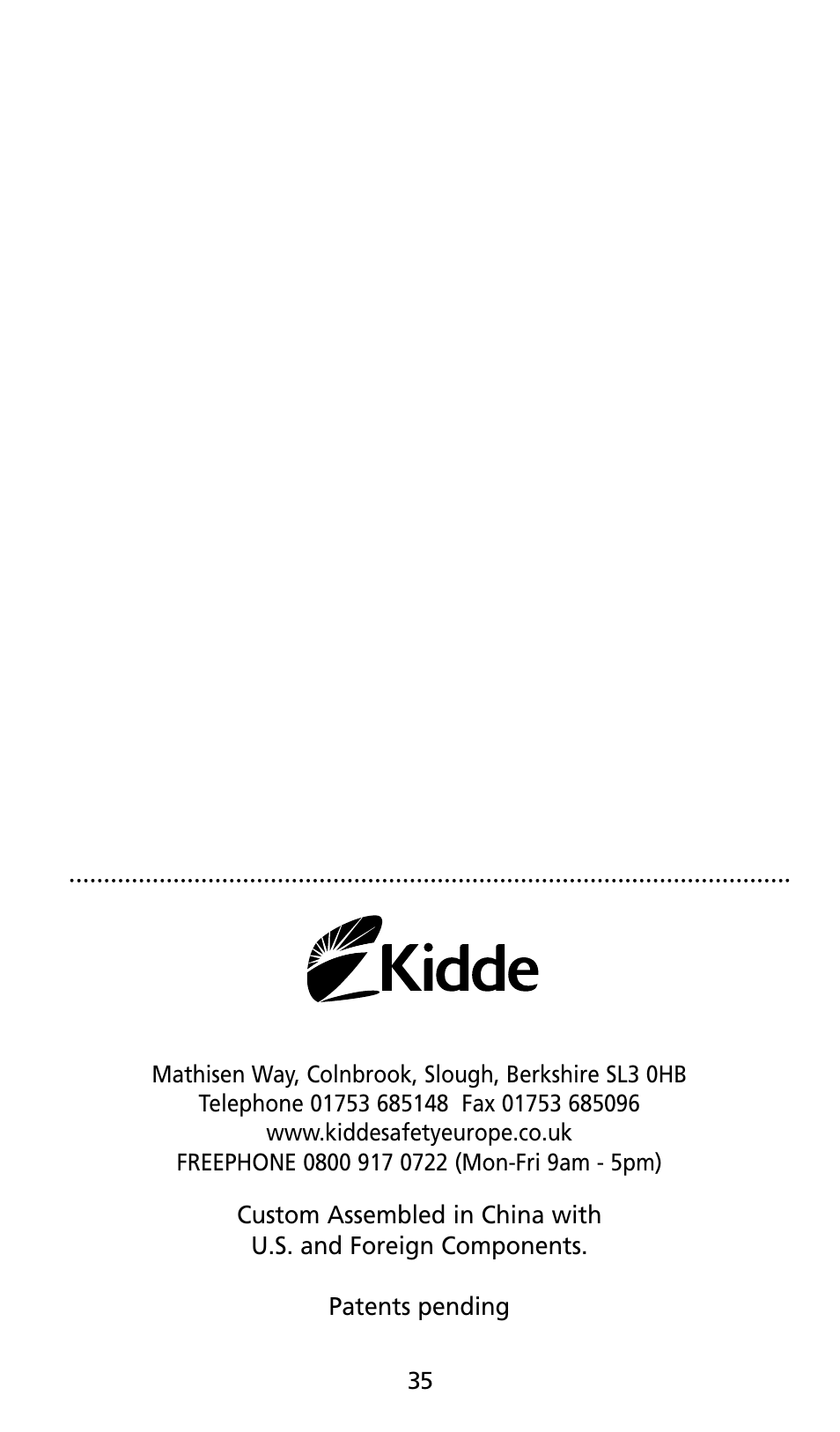 Kidde SMOKE AND CARBON MONOXIDE ALARM User Manual | Page 35 / 106