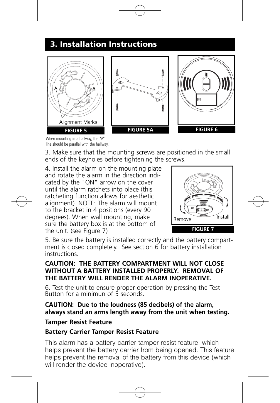 Installation instructions | Kidde I9070 User Manual | Page 8 / 17
