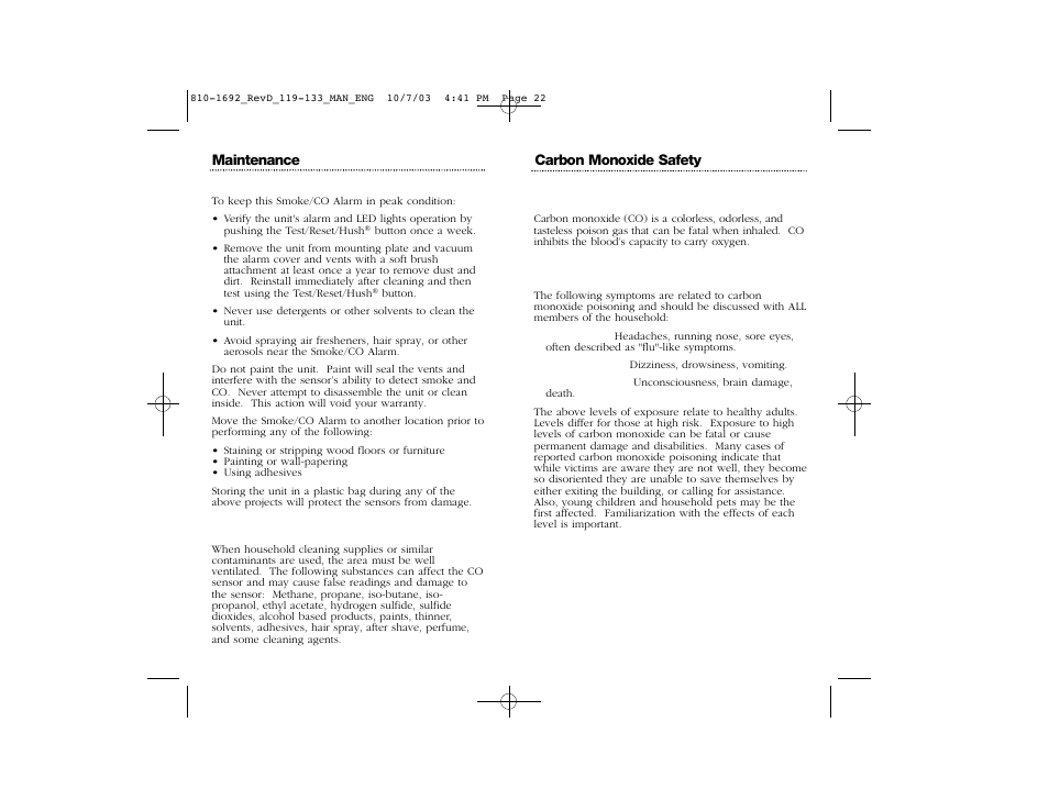 Kidde KN-COSM-IBCA User Manual | Page 13 / 18