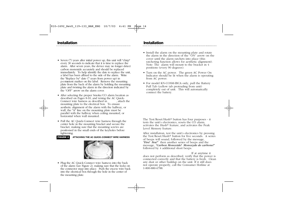 Kidde KN-COSM-IBCA User Manual | Page 9 / 18