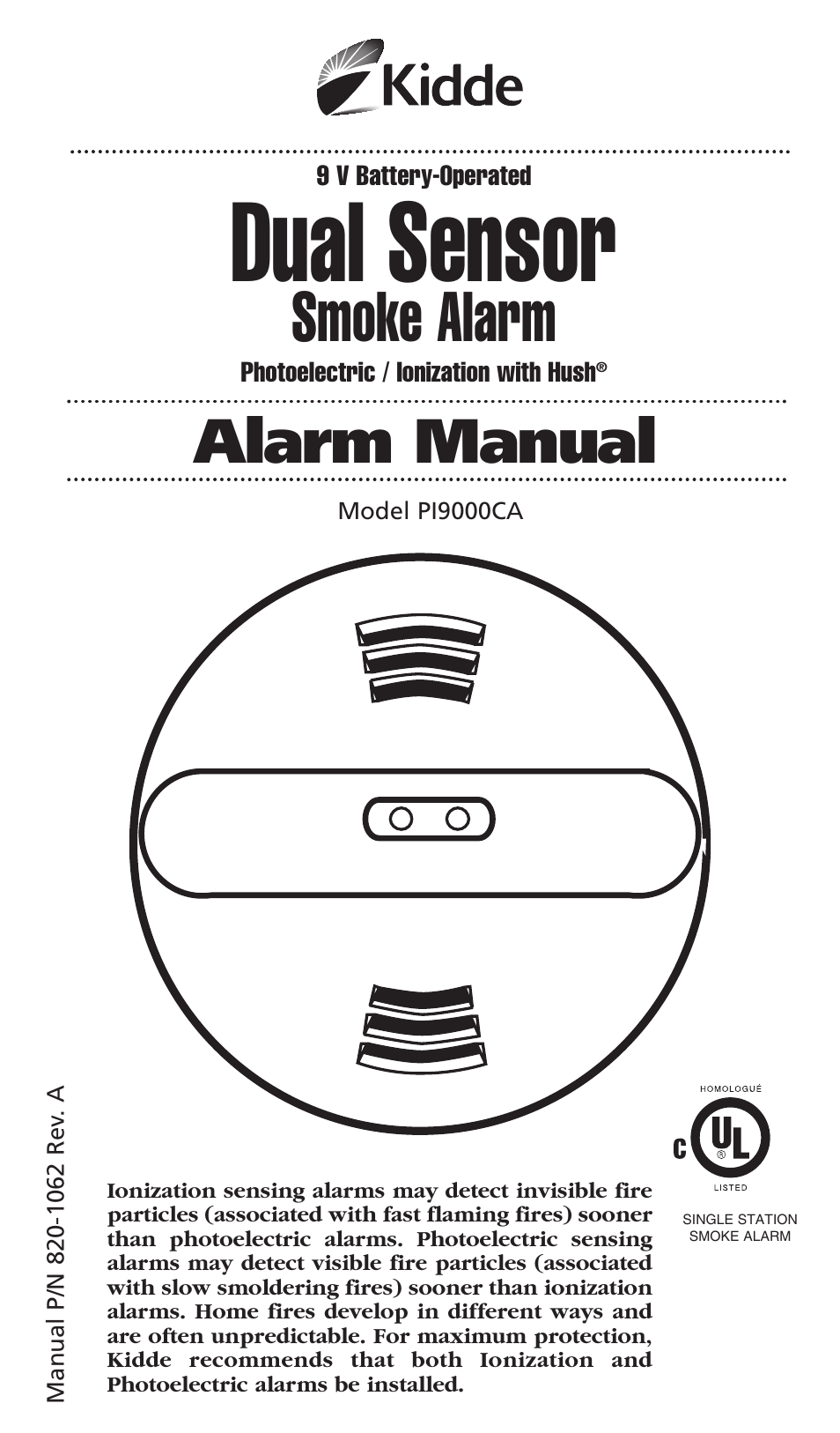 Kidde PI9000CA User Manual | 20 pages