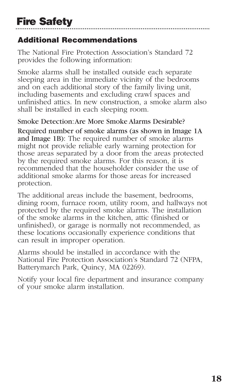 Fire safety | Kidde PI9000CA User Manual | Page 19 / 20