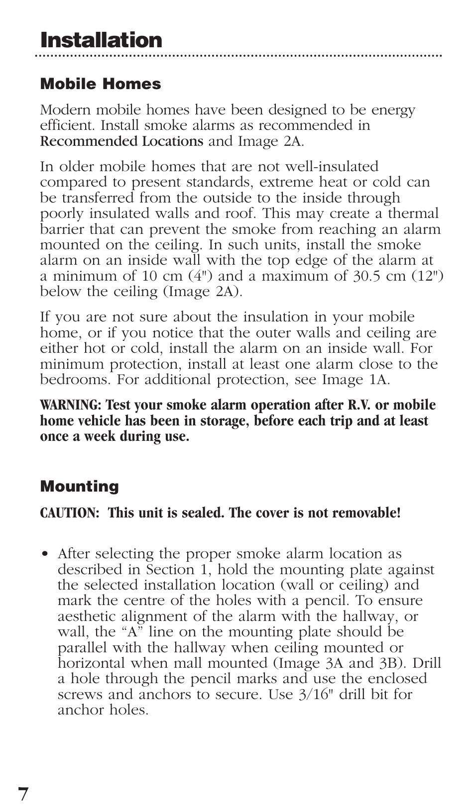 Installation | Kidde PI9000CA User Manual | Page 8 / 20