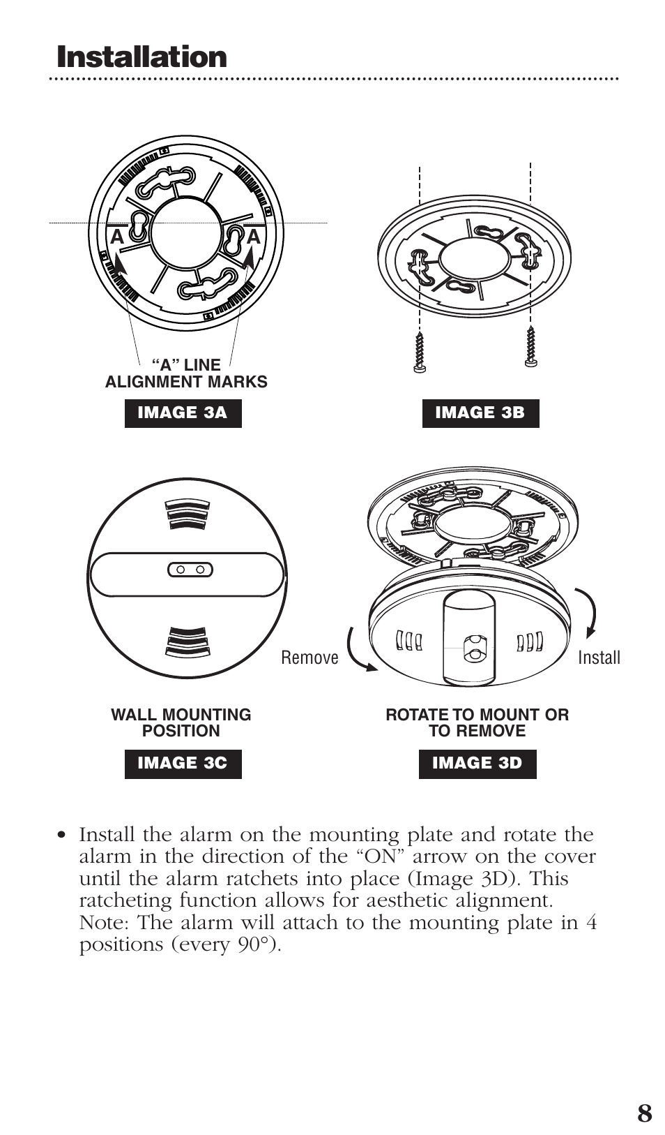 Installation | Kidde PI9000CA User Manual | Page 9 / 20