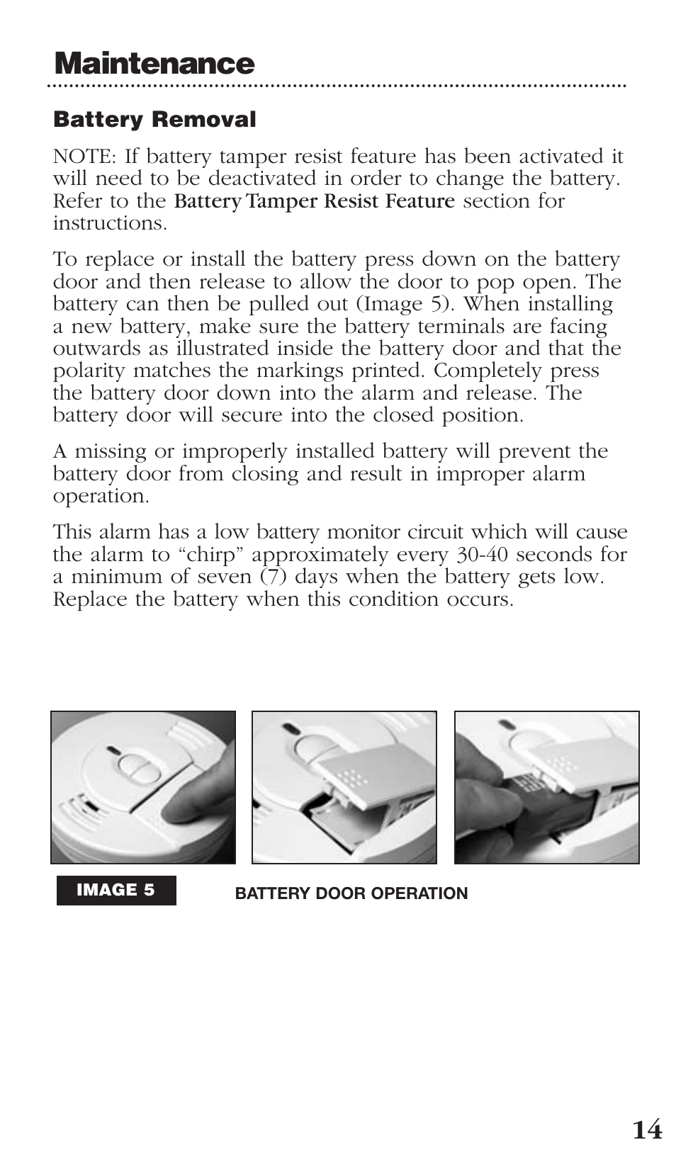 Maintenance | Kidde 0976CA User Manual | Page 15 / 22