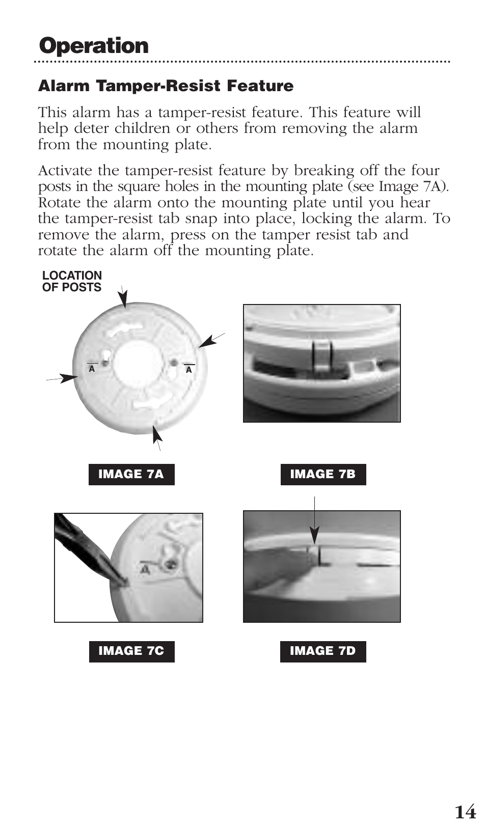Operation | Kidde PI2000CA User Manual | Page 15 / 24