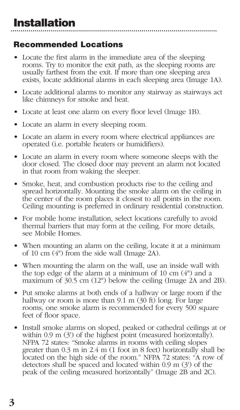 Installation | Kidde PI2000CA User Manual | Page 4 / 24