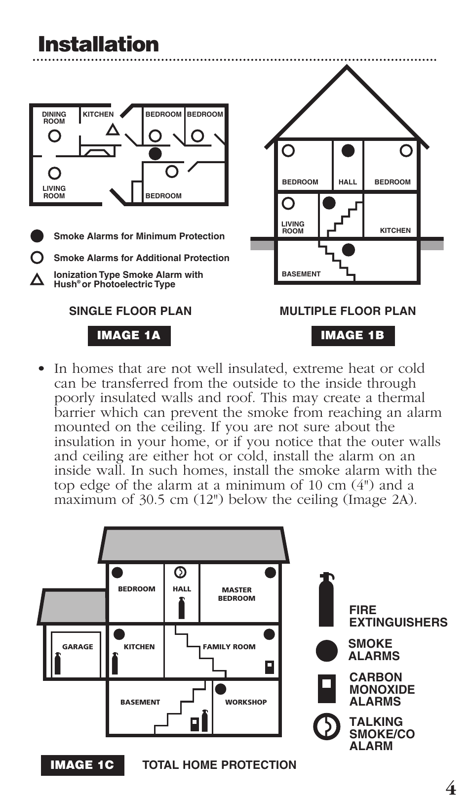 Installation | Kidde PI2000CA User Manual | Page 5 / 24