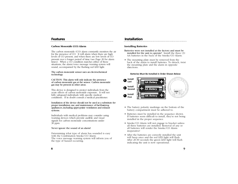 Kidde KN-COSM-BCA User Manual | Page 6 / 16