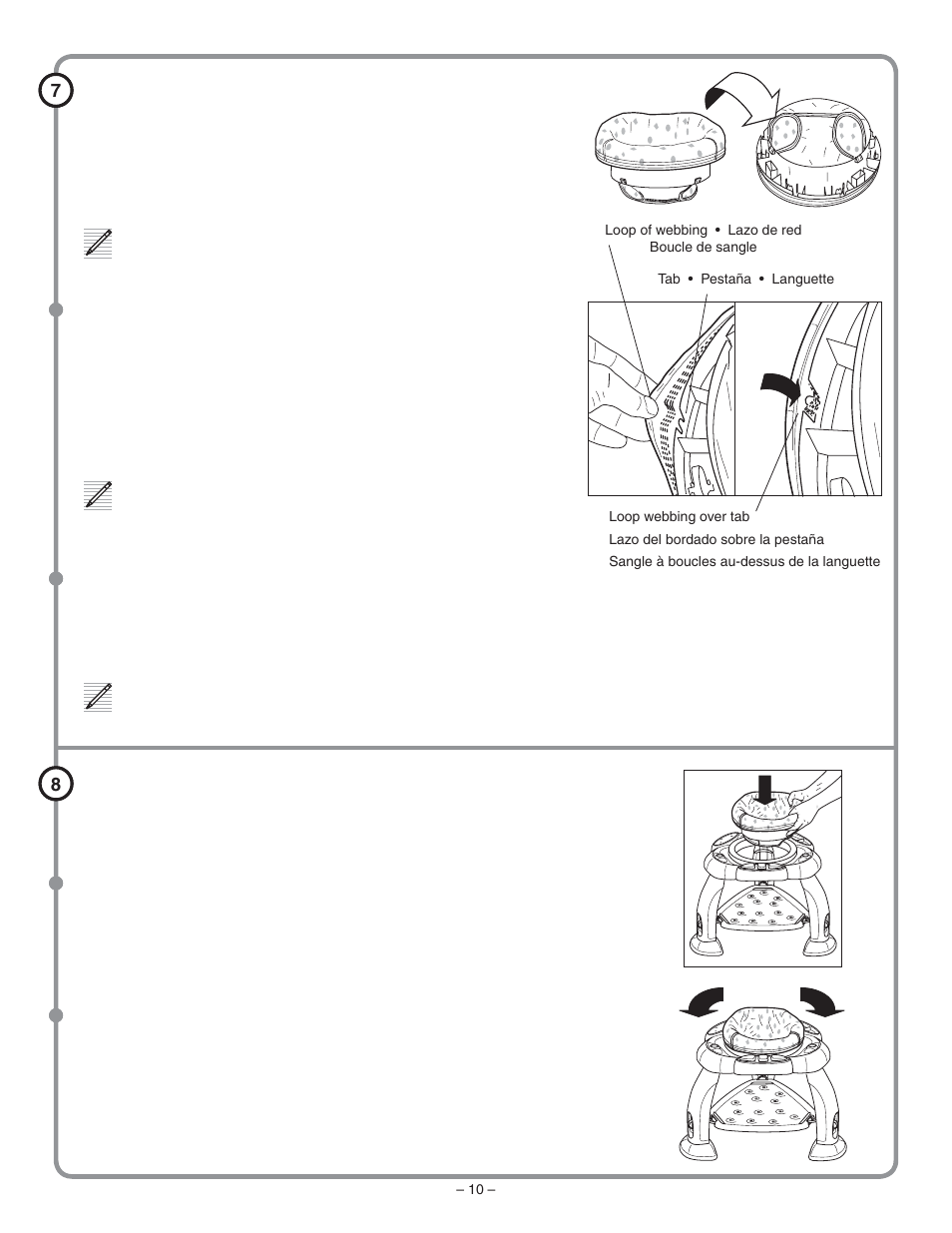 Kids II Bright Starts 6810-NU User Manual | Page 10 / 20