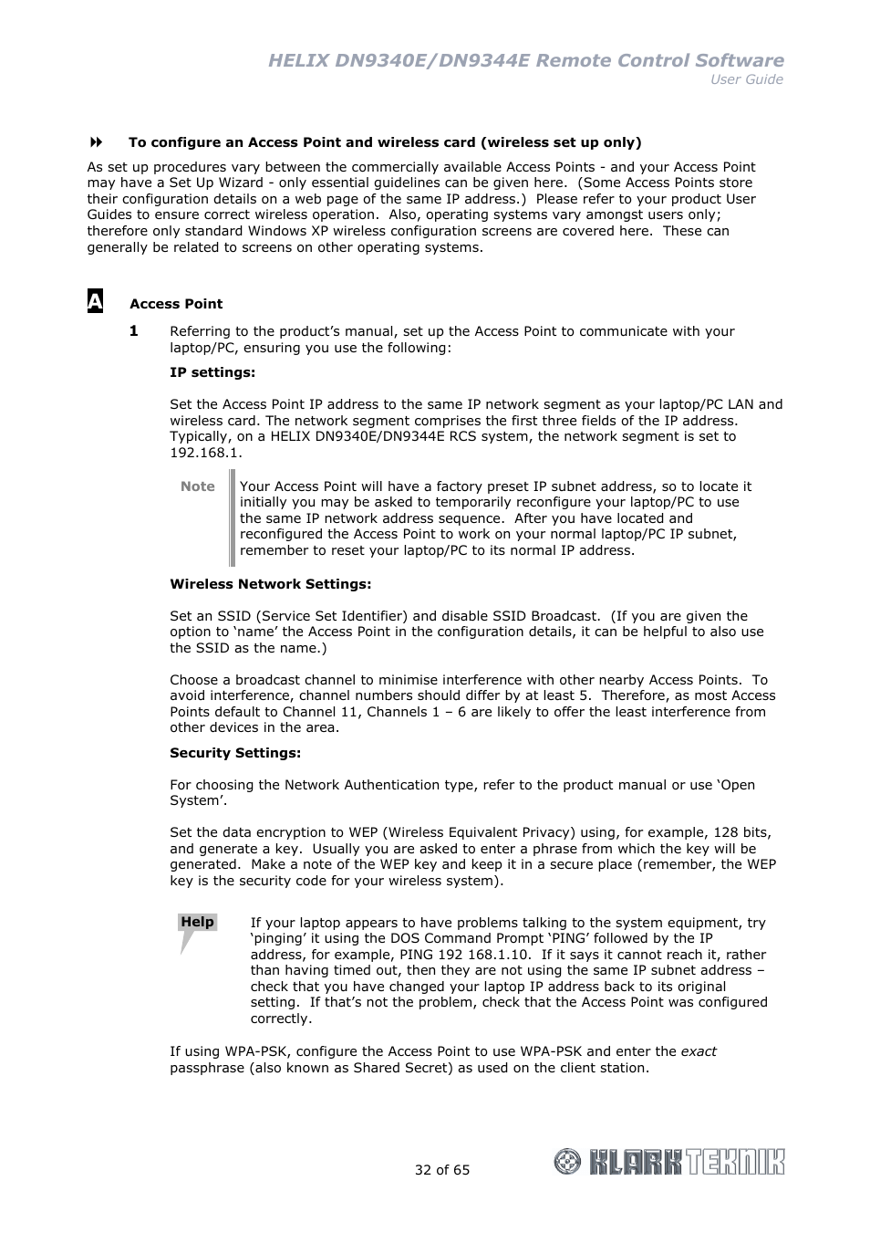 Klark Teknik DN9344E User Manual | Page 32 / 65