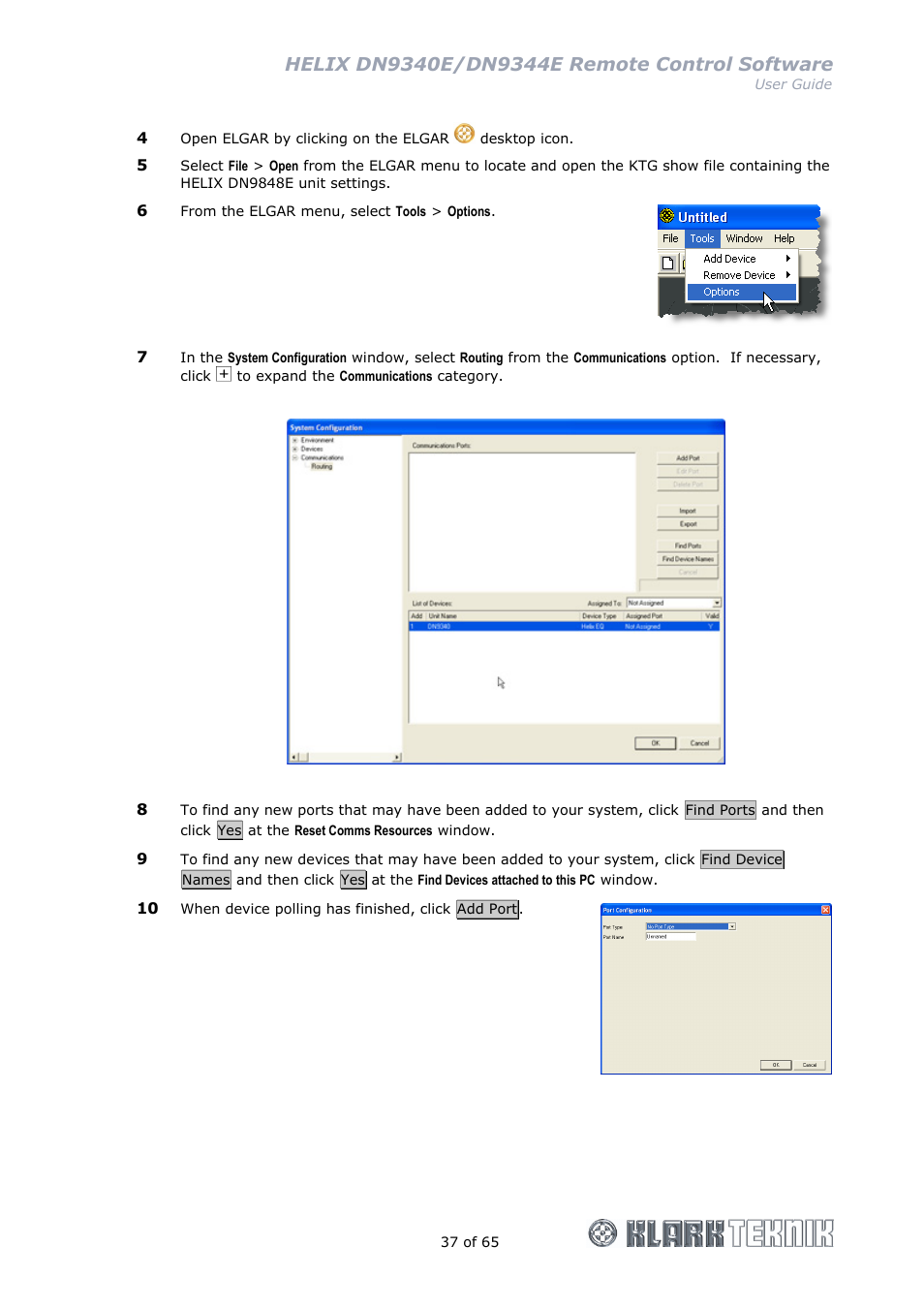 Klark Teknik DN9344E User Manual | Page 37 / 65