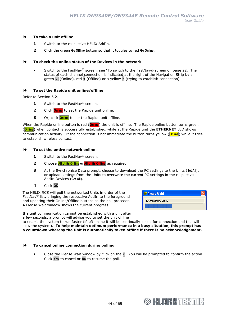 Klark Teknik DN9344E User Manual | Page 44 / 65