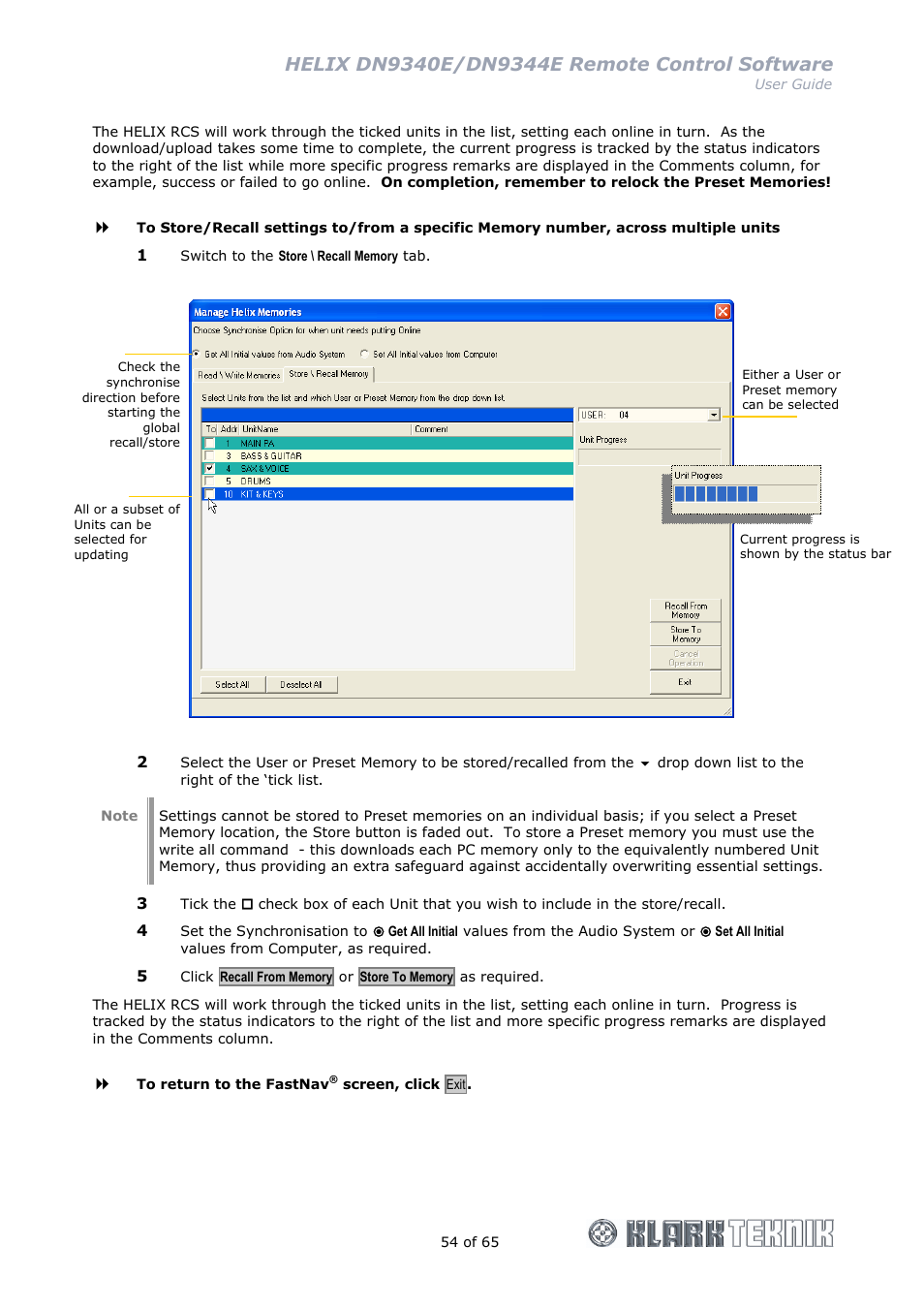 Klark Teknik DN9344E User Manual | Page 54 / 65