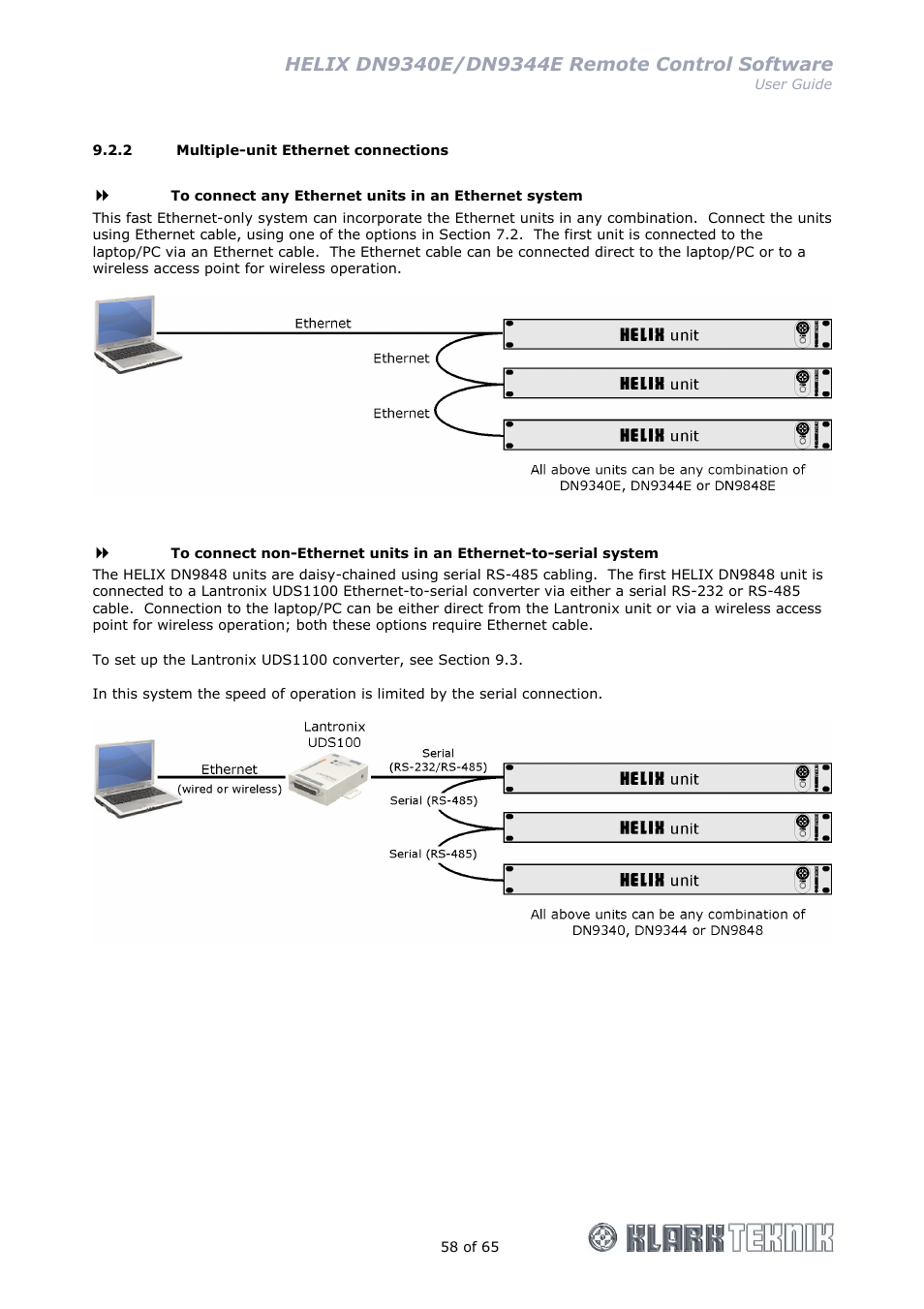 Klark Teknik DN9344E User Manual | Page 58 / 65