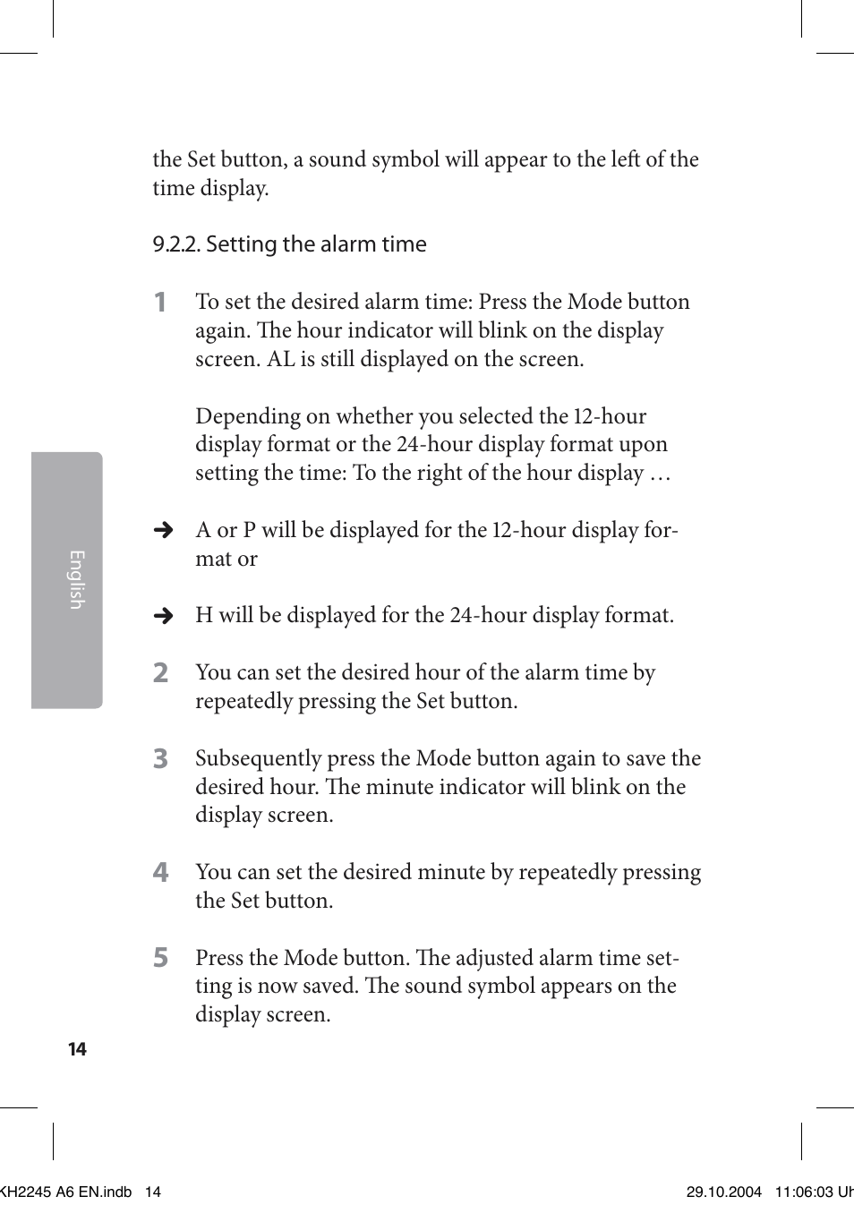 Kompernass Bench KH 2245 User Manual | Page 14 / 20