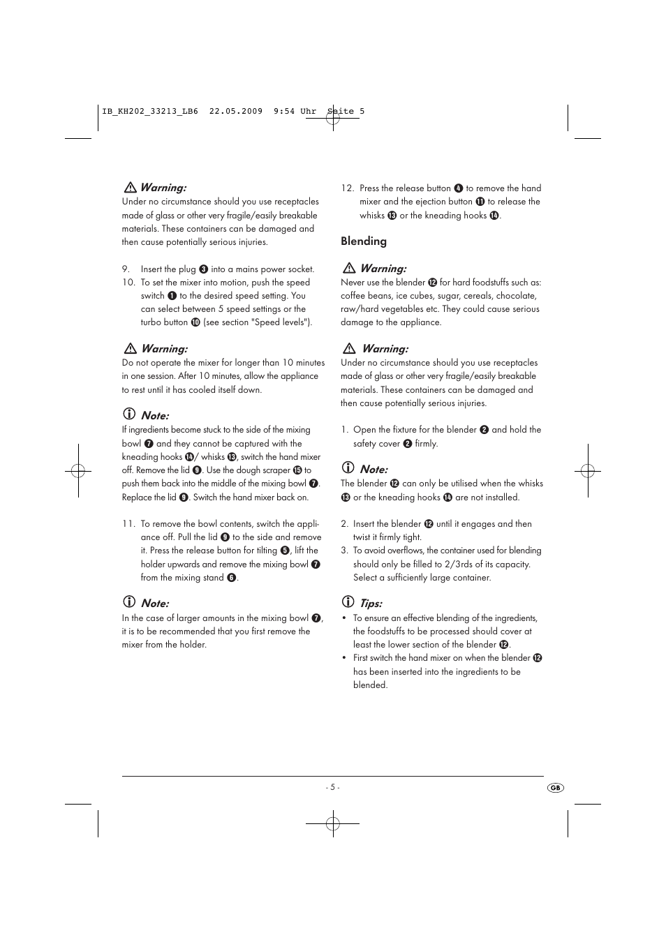Kompernass KH 202 User Manual | Page 7 / 9