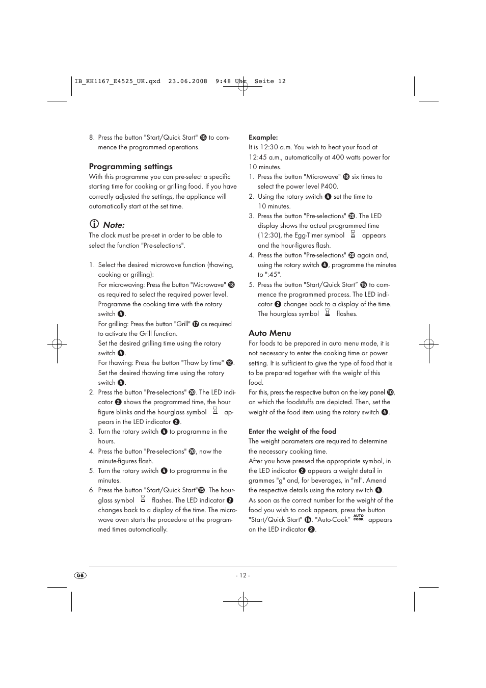 Kompernass KH1167 User Manual | Page 14 / 33