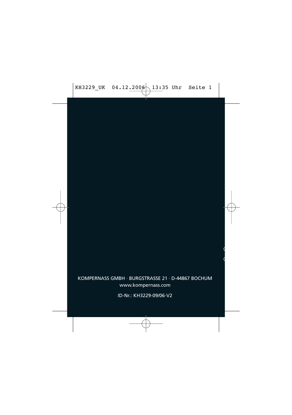 Kompernass KH3229-09/06-V2 User Manual | 20 pages