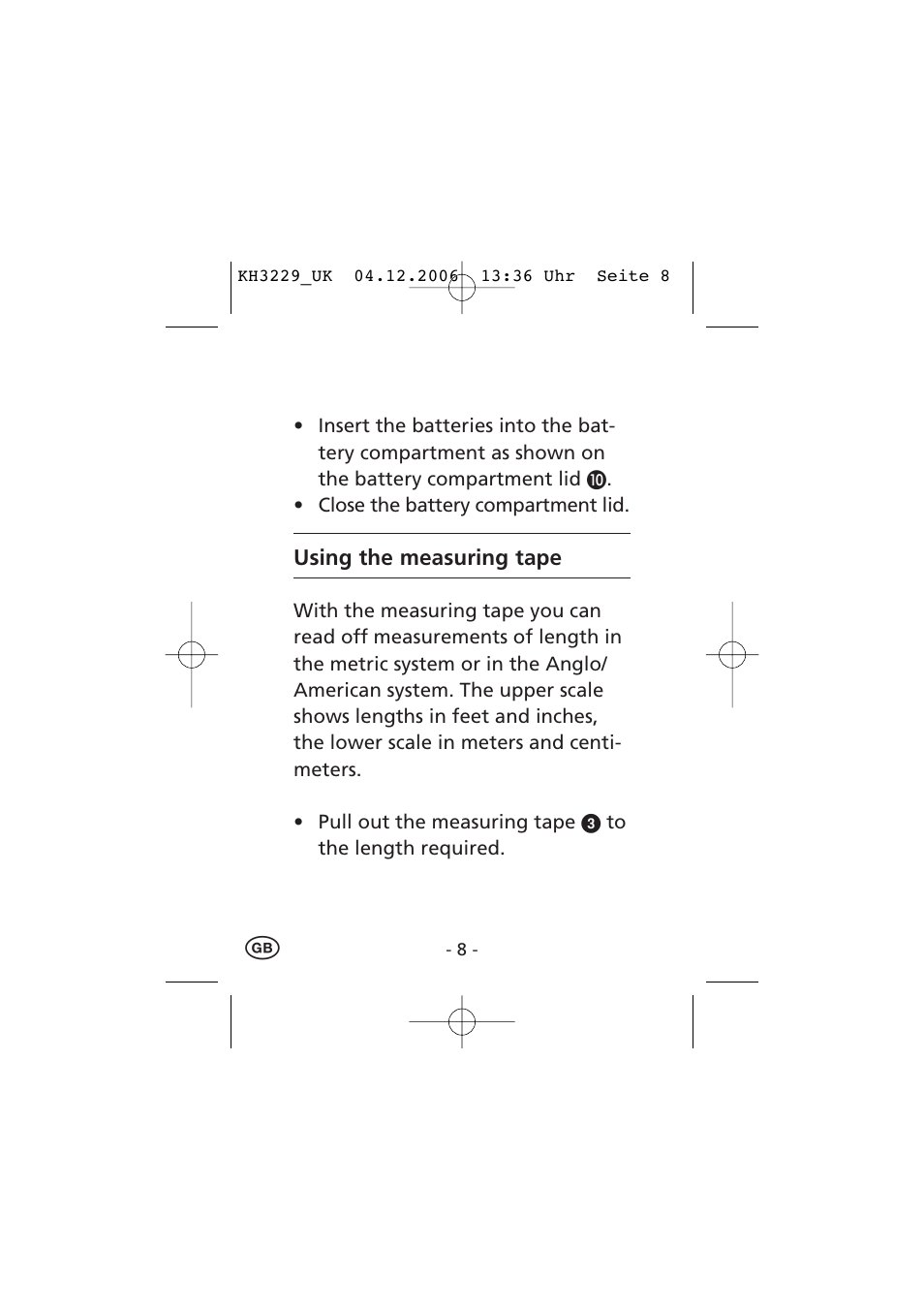Kompernass KH3229-09/06-V2 User Manual | Page 10 / 20