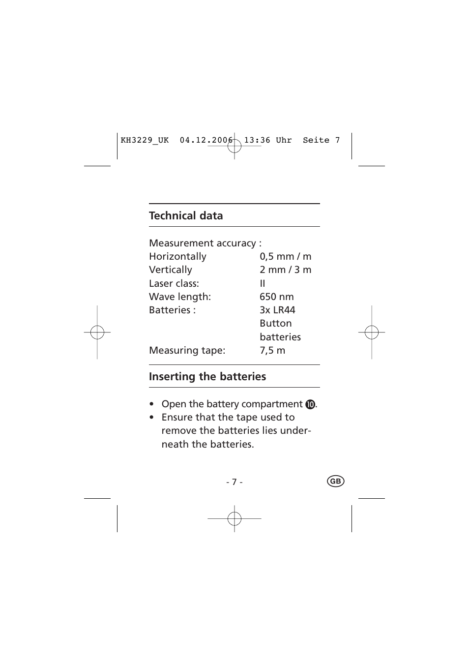 Kompernass KH3229-09/06-V2 User Manual | Page 9 / 20