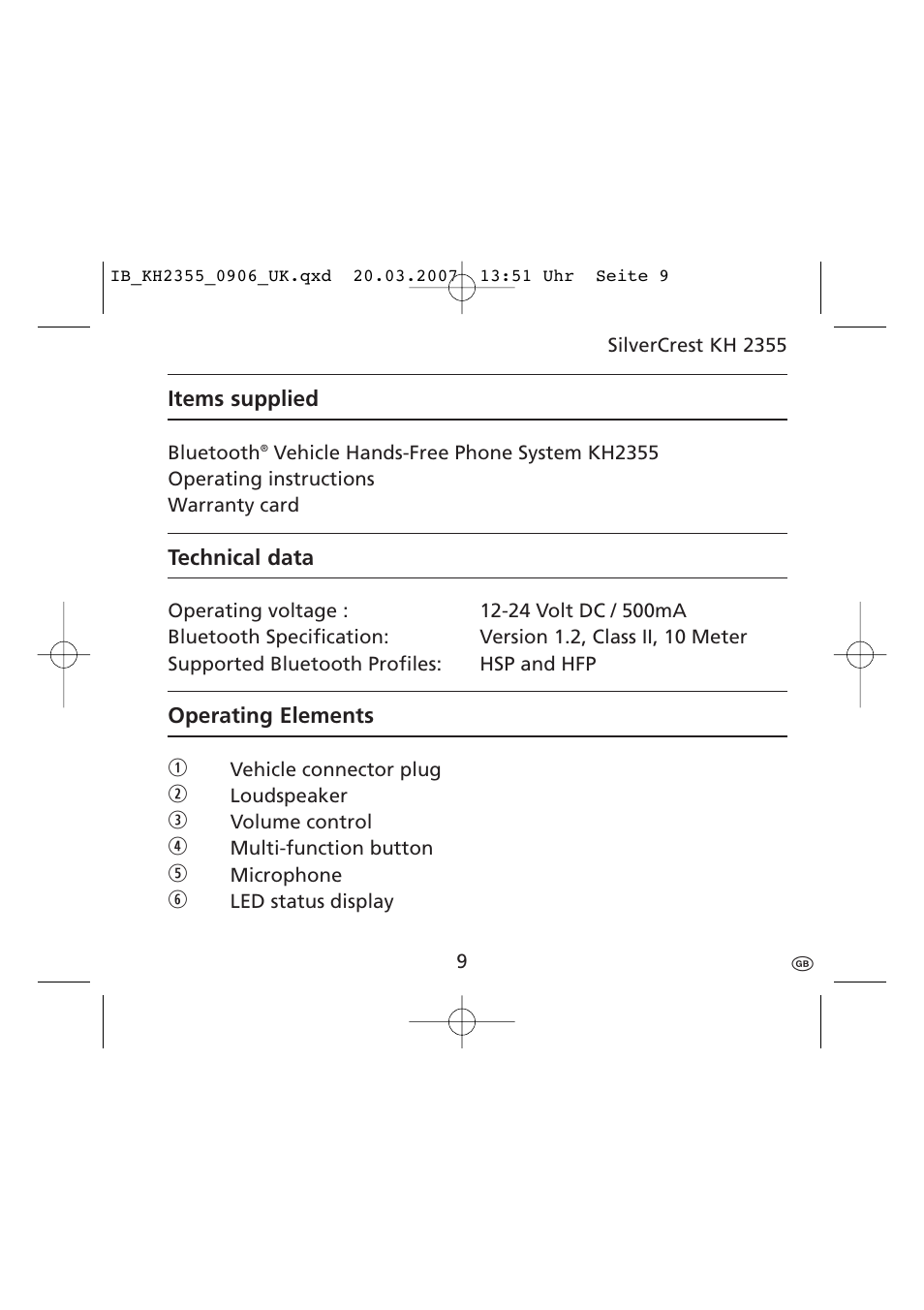 Kompernass KH 2355 User Manual | Page 11 / 24