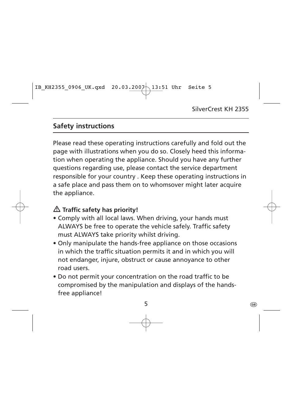 Kompernass KH 2355 User Manual | Page 7 / 24