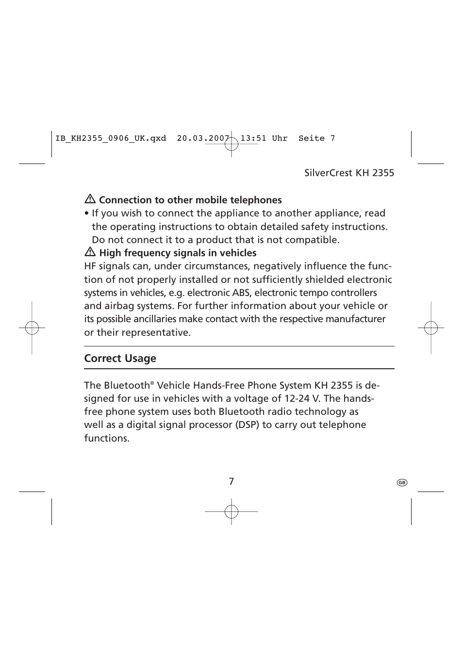 Kompernass KH 2355 User Manual | Page 9 / 24