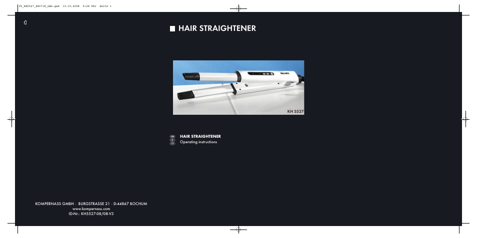 Kompernass KH5527 User Manual | 8 pages