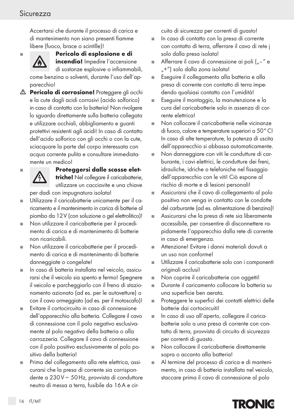 Sicurezza | Kompernass T4X User Manual | Page 14 / 34