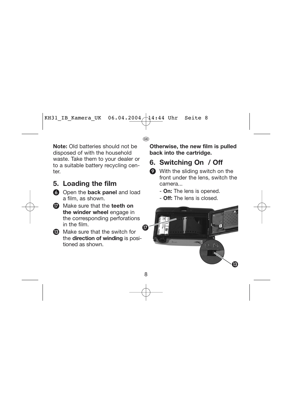 Kompernass KH 31 User Manual | Page 6 / 12