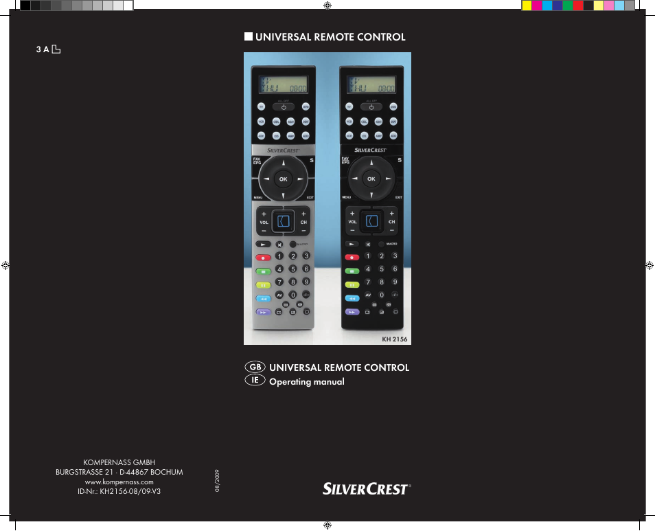 Kompernass SILVERCREST KH 2156 User Manual | 26 pages