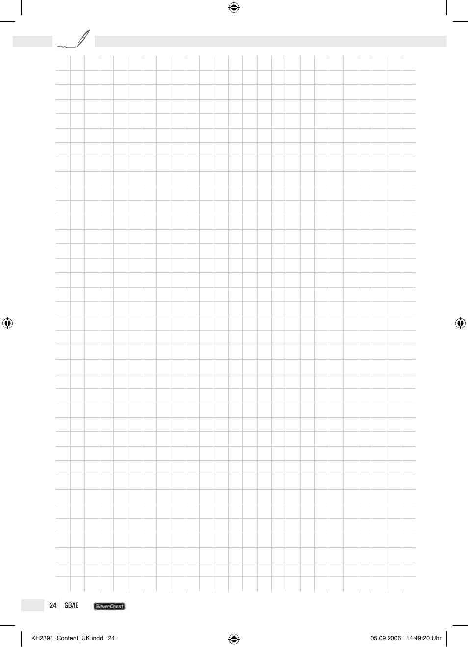Garantiekarte, Guarantee | Kompernass KH 2391 User Manual | Page 22 / 26