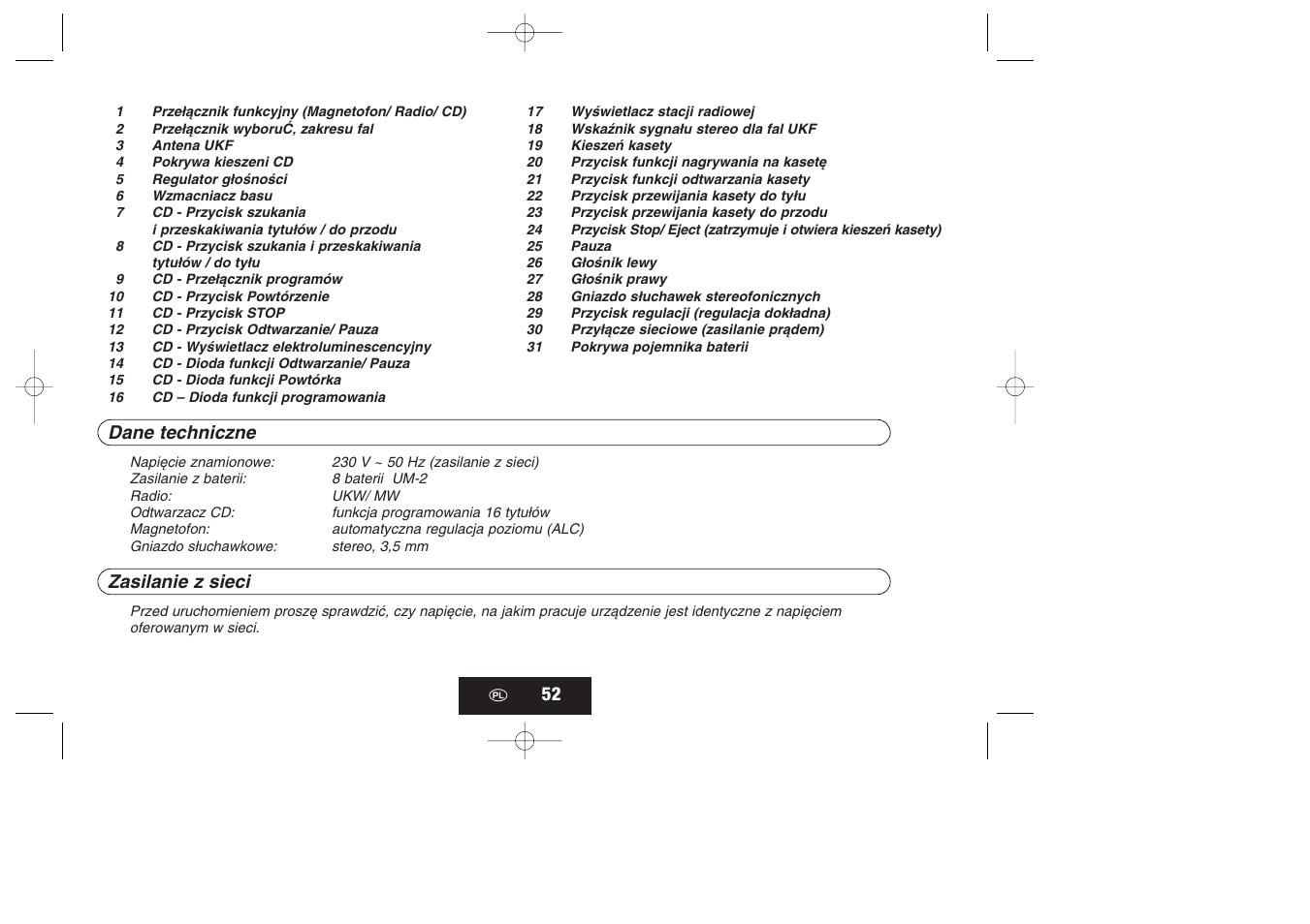 Kompernass KH 868 User Manual | Page 52 / 58