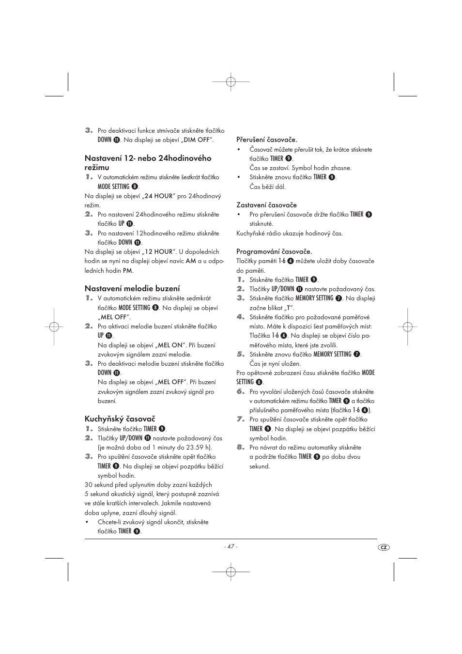 Kompernass KH 2289 User Manual | Page 49 / 72