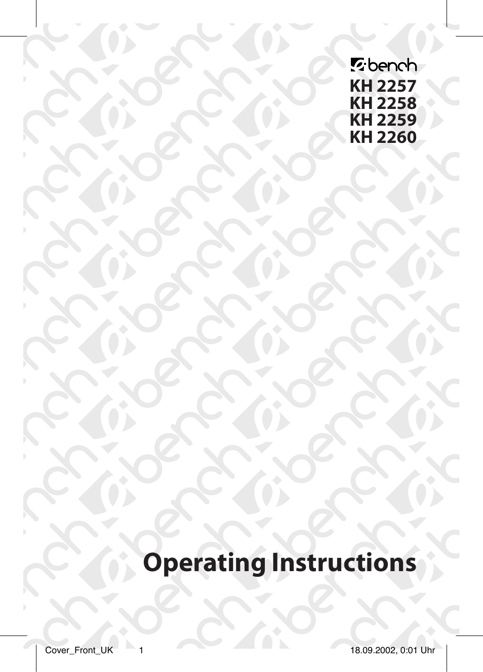 Kompernass KH 2257 User Manual | 52 pages