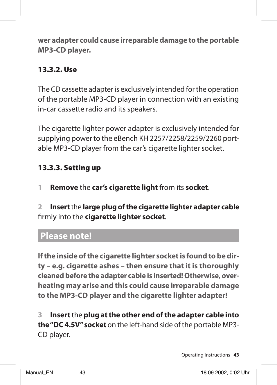 Kompernass KH 2257 User Manual | Page 45 / 52