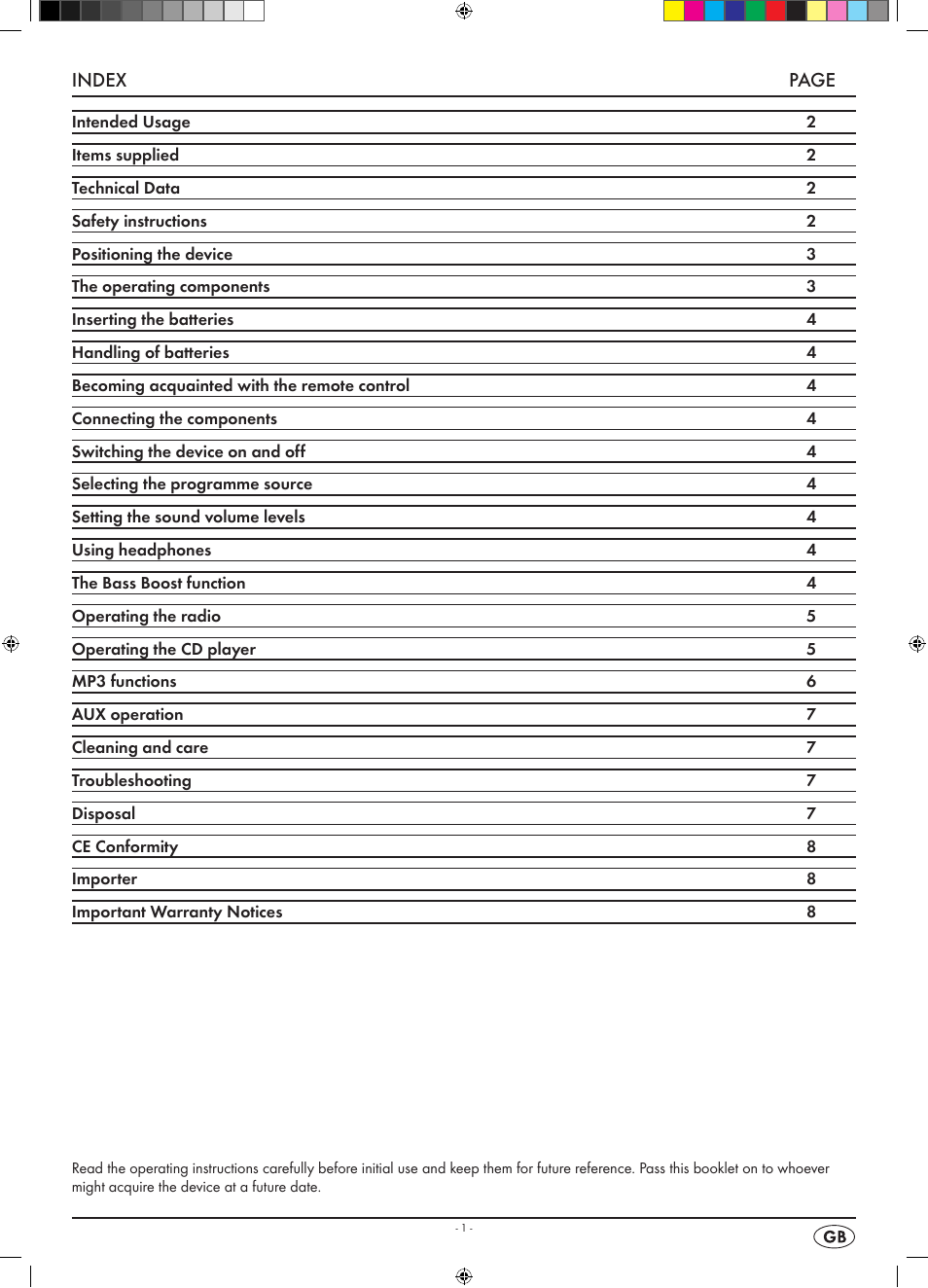 Kompernass KH 2309 User Manual | Page 3 / 10