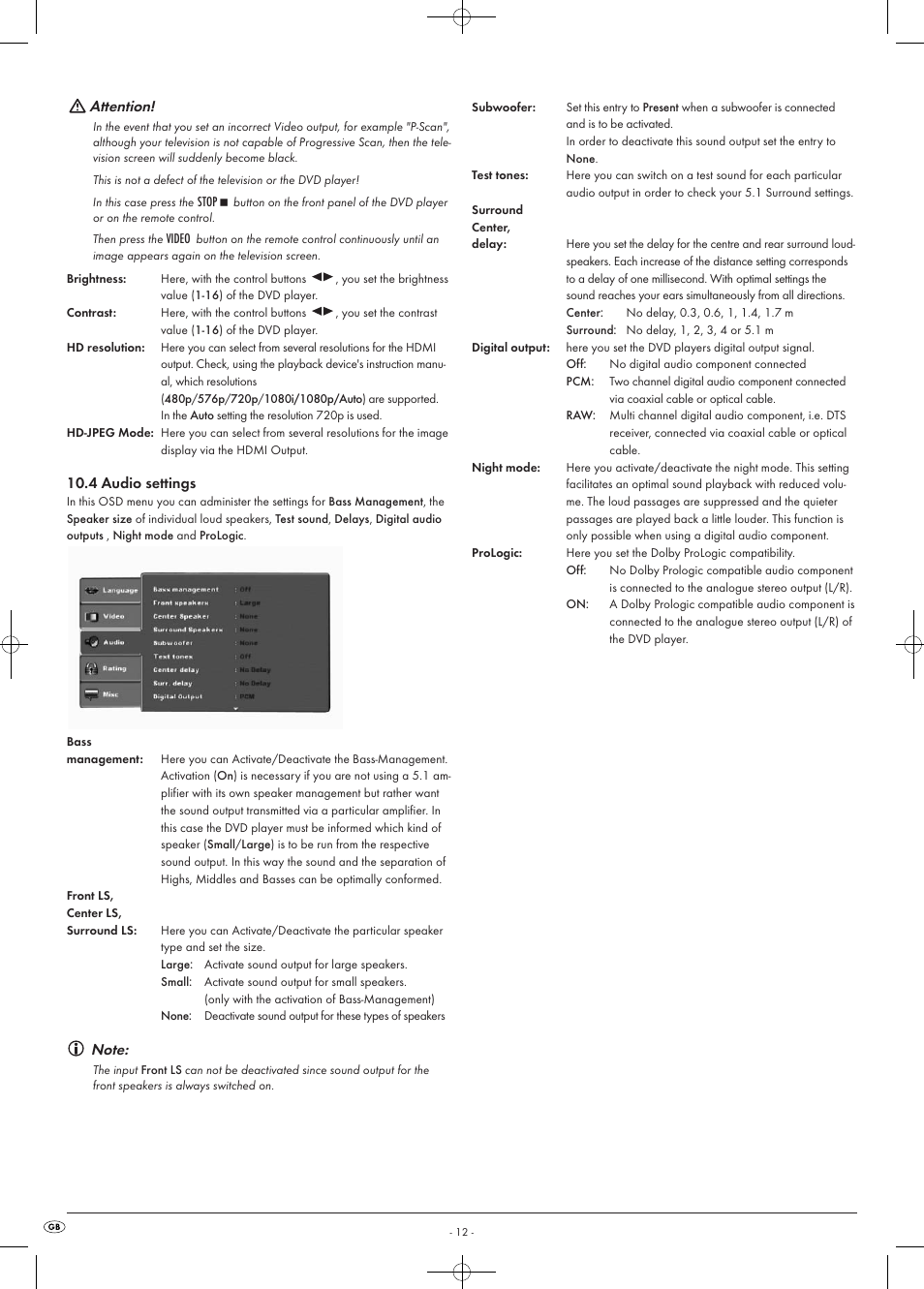 Kompernass KH 6518 User Manual | Page 12 / 29