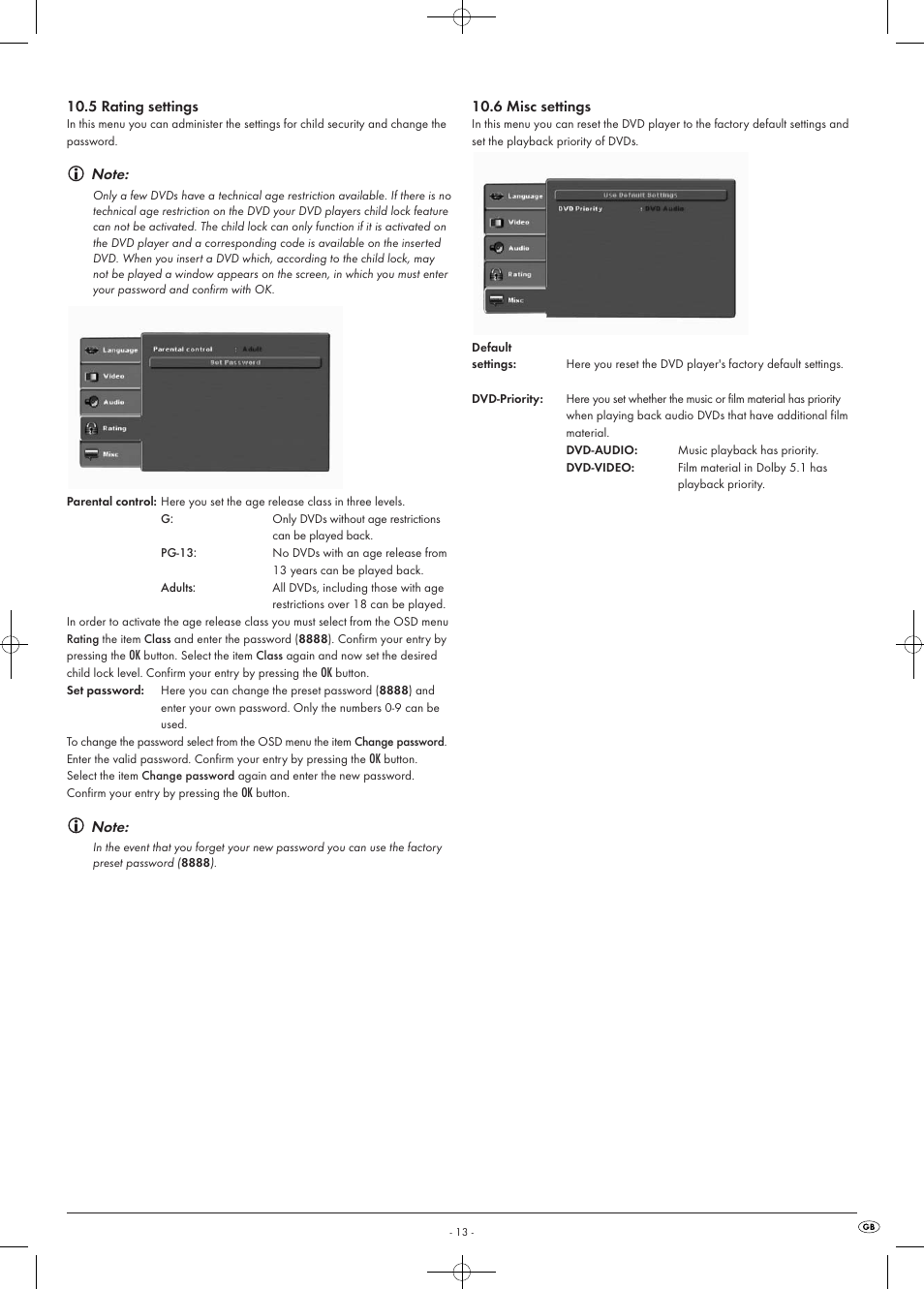 Kompernass KH 6518 User Manual | Page 13 / 29