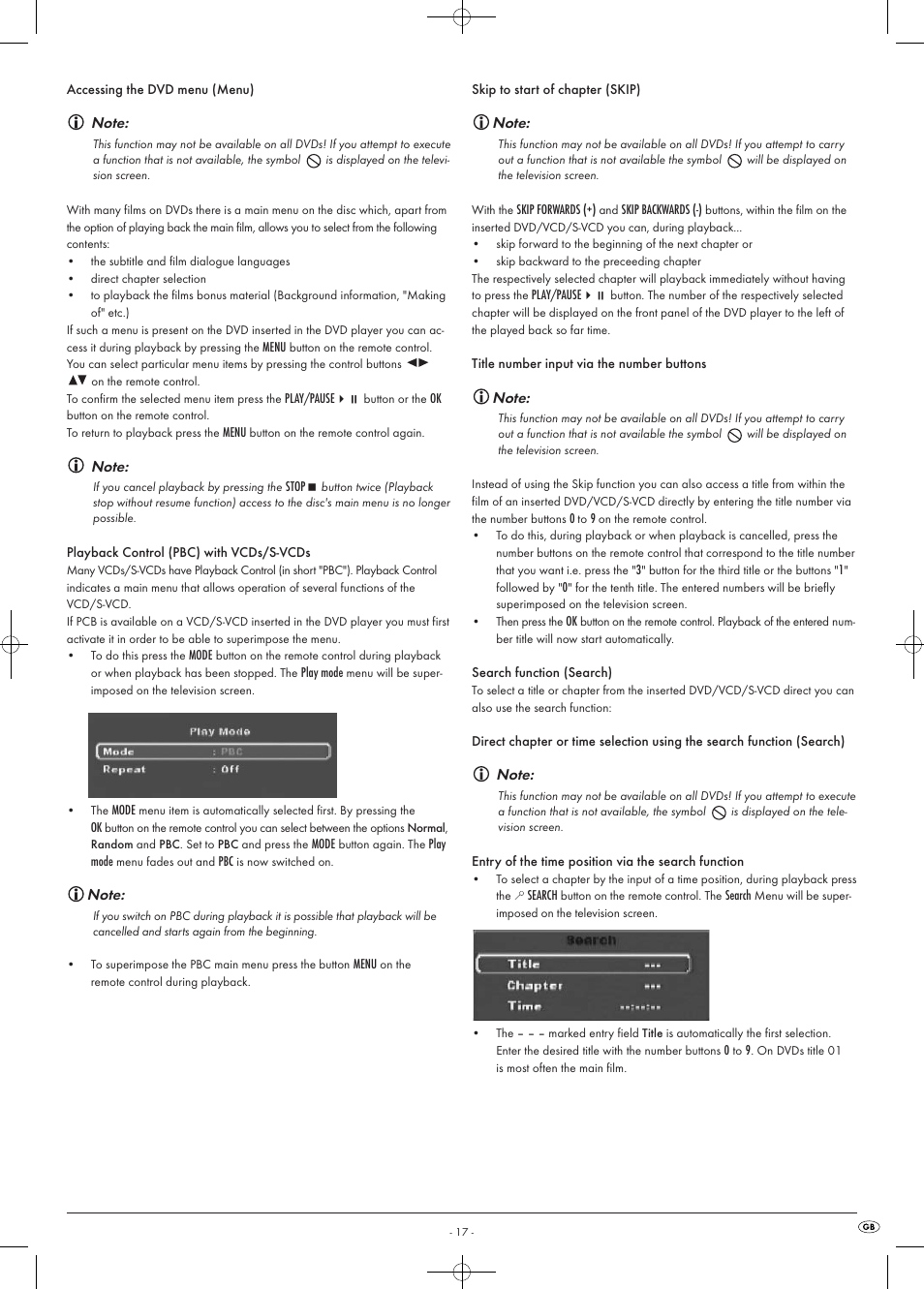 Kompernass KH 6518 User Manual | Page 17 / 29