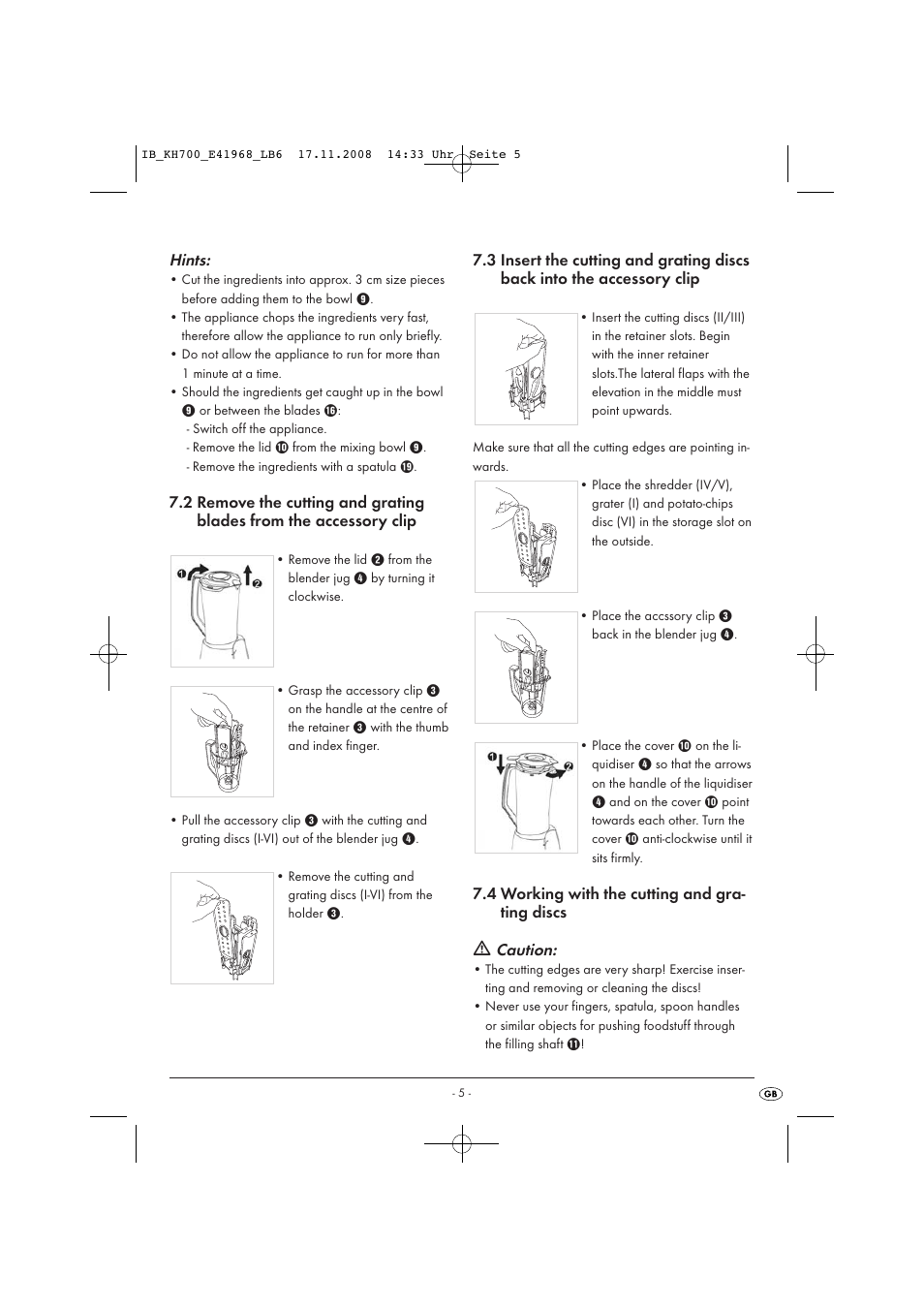 Kompernass KH 700 User Manual | Page 7 / 12