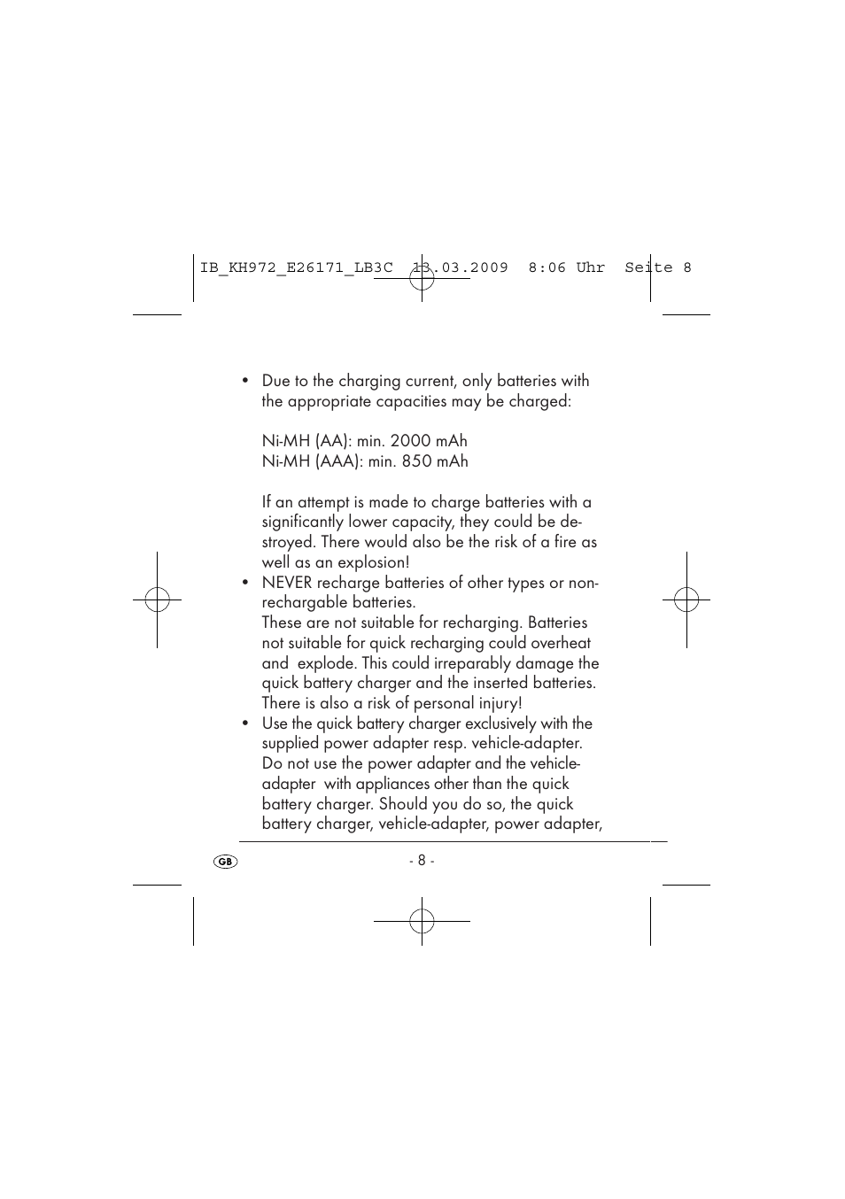 Kompernass KH 972 User Manual | Page 10 / 58