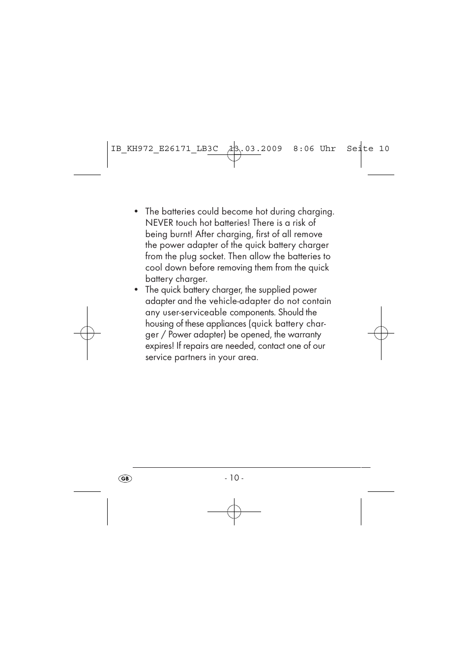 Kompernass KH 972 User Manual | Page 12 / 58