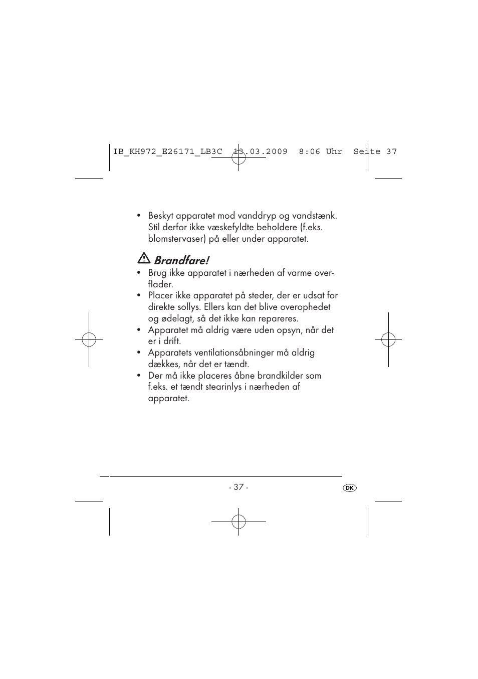 Brandfare | Kompernass KH 972 User Manual | Page 39 / 58