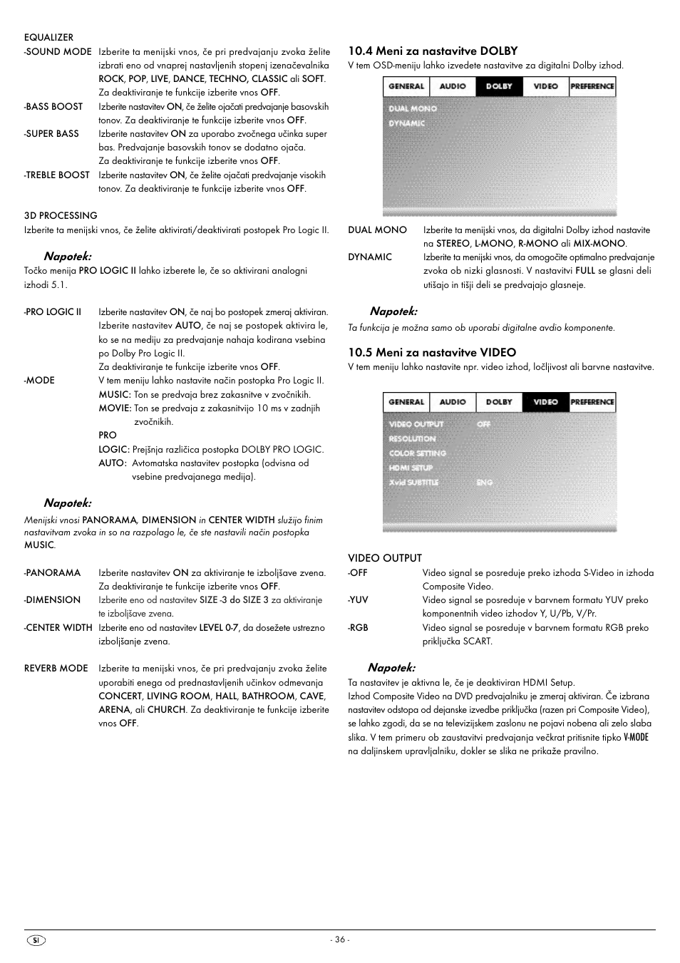 Napotek | Kompernass SILVERCREST KH 6521 User Manual | Page 38 / 54