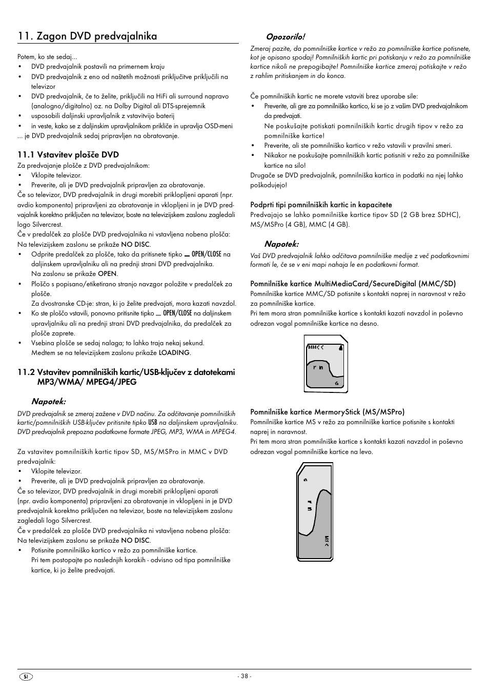Zagon dvd predvajalnika | Kompernass SILVERCREST KH 6521 User Manual | Page 40 / 54