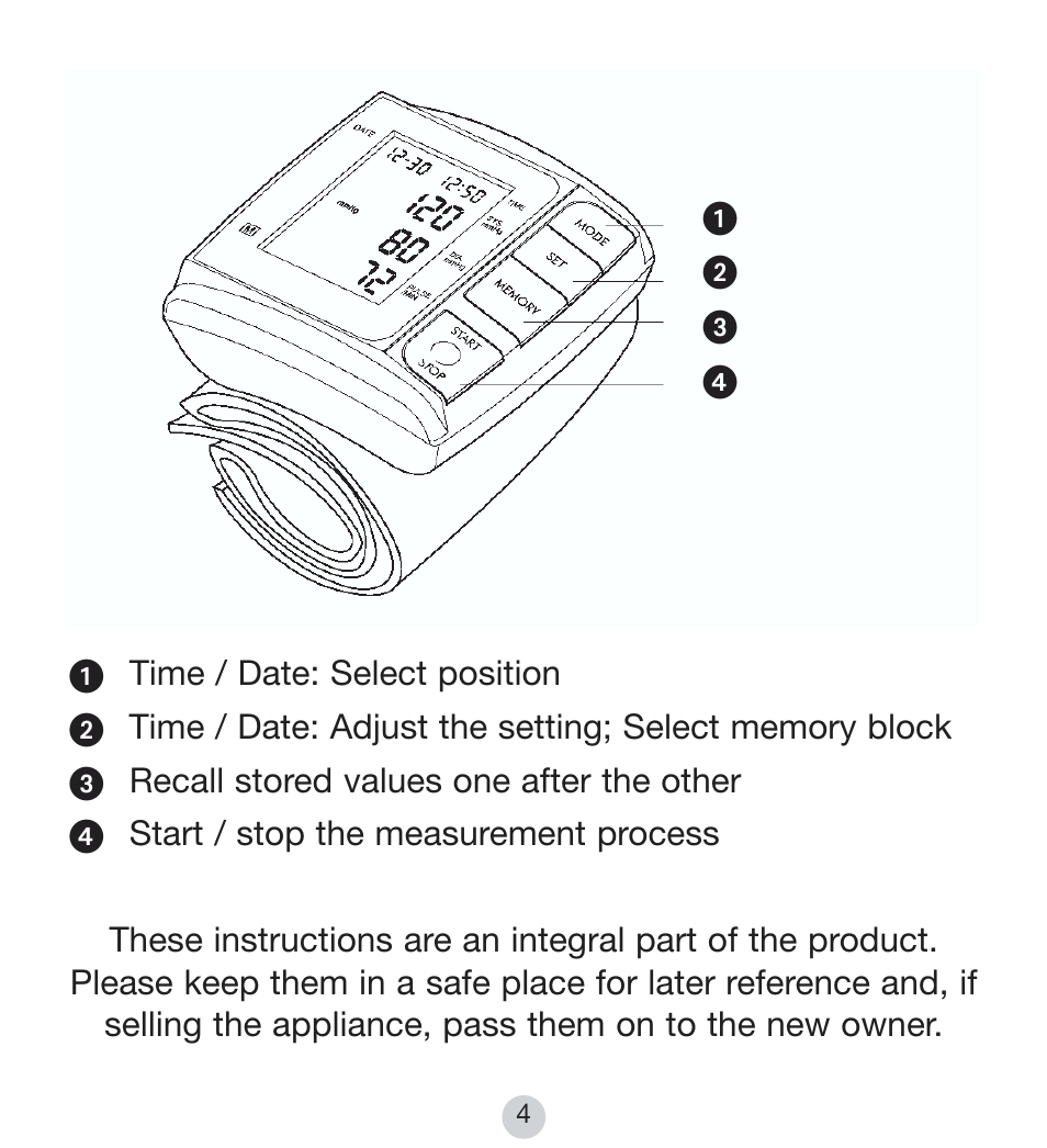 Kompernass BALANCE KH 8090 User Manual | Page 4 / 20
