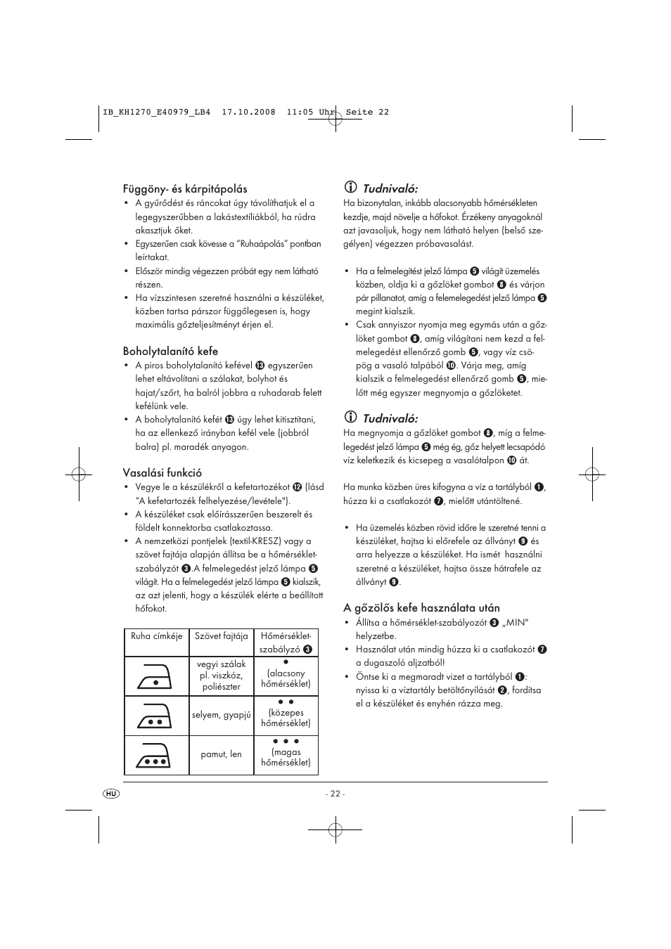 Kompernass STEAM BRUSH KH1270-06/08-V6 User Manual | Page 24 / 66